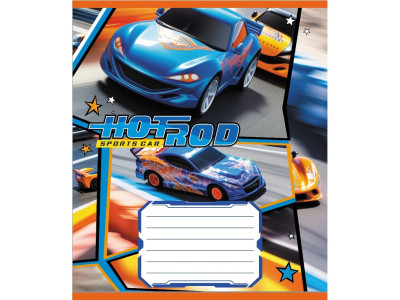 Зошит учнівський "Супертрак" 018-530353K-5 в клітинку 18 аркушів