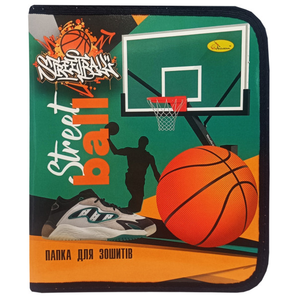 Папка для зошитів на блискавці "StreetBall dank test" АП-1001-4 Папка для зошитів на блискавці "StreetBall dank test" АП-1001-4