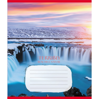 Зошит учнівський "Неймовірно красива природа" 024-560107L-5 в лінію 24 аркуші