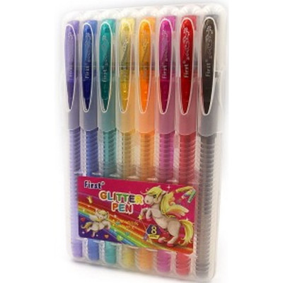 Набір гелевих ручок Glitter8 9838-8 8 кольорів