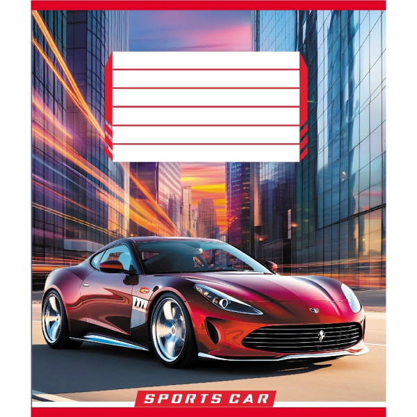 Зошит учнівський "На швидкості світла" 036-570250K-5 в клітинку 36 аркушів