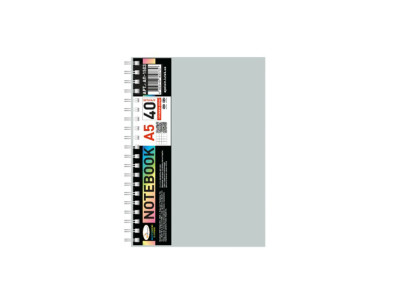 Блокнот А5 АП-1503(Grey) 40 аркушів пружина збоку Блокнот А5 АП-1503(Grey) 40 аркушів пружина збоку
