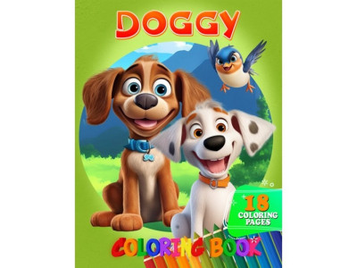 Розмальовка для дітей Doggy А05122409 формат А4 Розмальовка для дітей Doggy А05122409 формат А4