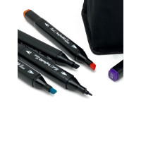 Набір перманентних маркерів на спиртовій основі MPTT80 80 штук двосторонні