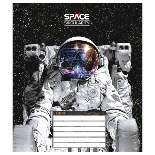 Зошит учнівський "Space singularity" 024-3384L-1 в лінію 24 аркушів