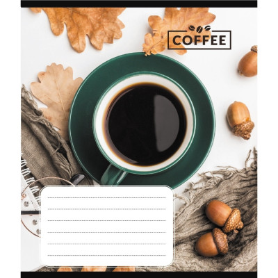 Зошит загальний "Кавові зерна" 048-590111K-5 в клітинку 48 аркушів