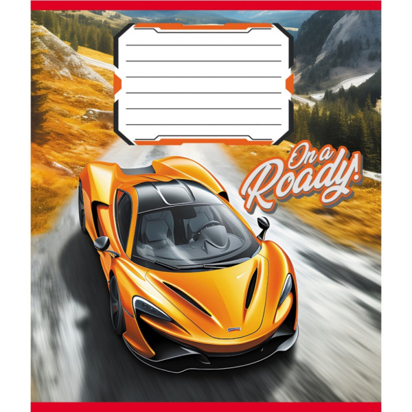 Зошит учнівський "В дорогу" 012-520163L-3 в лінію 12 аркушів