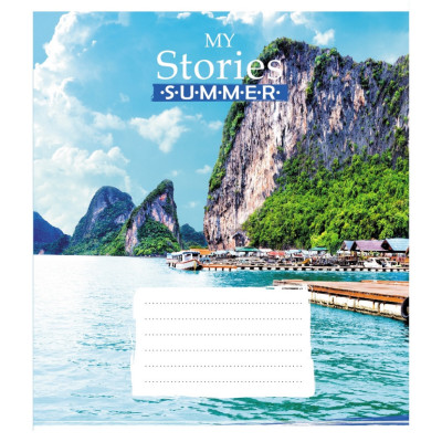 Зошит загальний "Літня історія" 048-600162L-5 в лінію 48 аркушів