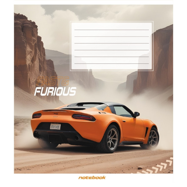 Зошит загальний "В пустелі" 060-590423K-1 в клітинку 60 аркушів