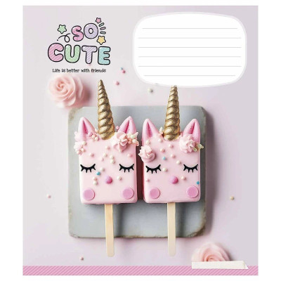 Зошит учнівський "Cute things" 024-3359L-4 в лінію 24 аркушів