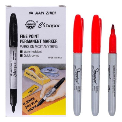 Маркер тонкий "Sharp" 95000(Red) червоний 1 штука