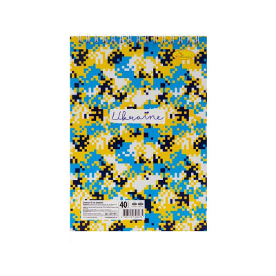 Блокнот А5 "Патріотичний" АП-1905-5 40 аркушів пружина зверху