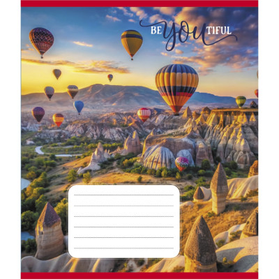 Зошит учнівський "Краса природи" 012-500301K-1 в клітинку 12 аркушів (959050)