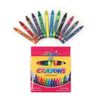 Набір дитячих воскових олівців "Crayons" 8496-12E 90 мм 12 кольорів