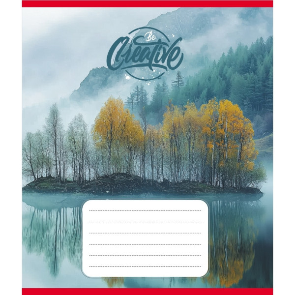 Зошит загальний "В горах" 096-630220K-1 в клітинку 96 аркушів