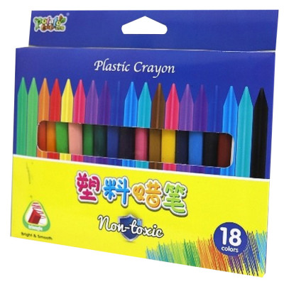 Олівці воскові CRAYONS DSCN3833-18 18 кольорів