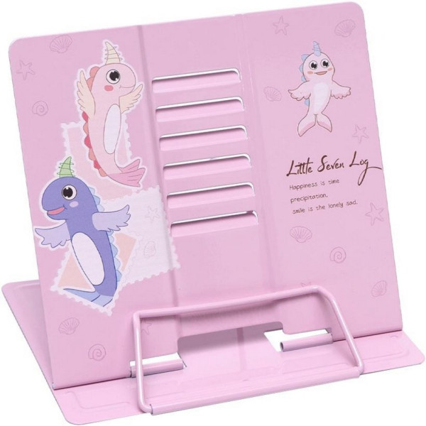 Підставка для книг "Little Seven log" LTS-8183(Pink) металева Підставка для книг "Little Seven log" LTS-8183(Pink) металева