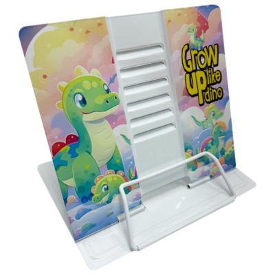 Підставка для книг "Grow up like dino" LTS-8226-3 металева