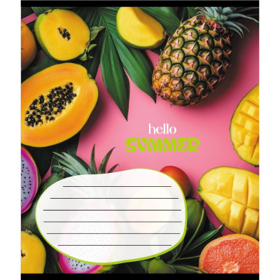 Зошит учнівський "Фруктовий сет" 018-530414K-1 в клітинку 18 аркушів