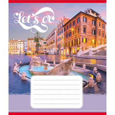 Зошит учнівський "Гоу" 036-580075L-1 в лінію 36 аркушів