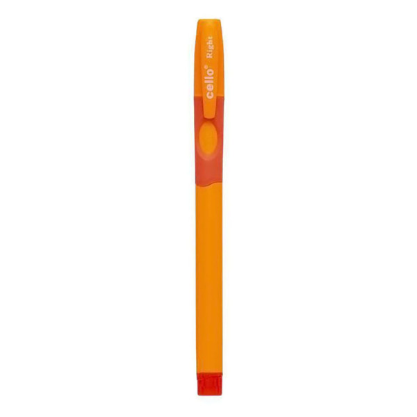 Ручка масляна "Fine Top" CL1361R-50(Blue) синя 07 мм тренажер правша Помаранчевий