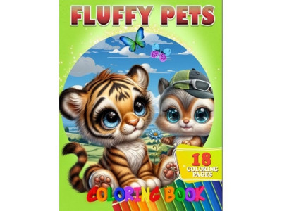 Розмальовка для дітей Fluffy Pets А05122410 формат А4