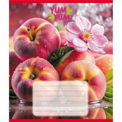 Зошит учнівський "Фрукти" 036-580143L-1 в лінію 36 аркушів