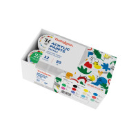 Акрилова фарба текстильна Набір 4201 Brushme AP4201 12 кольорів