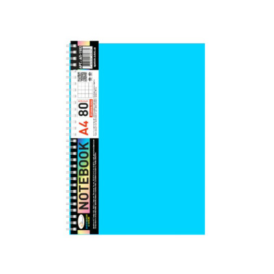 Блокнот А4 АП-1502(Light Blue) 80 аркушів пружина збоку Блокнот А4 АП-1502(Light Blue) 80 аркушів пружина збоку