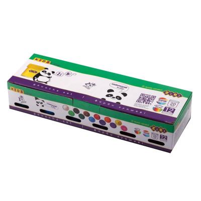 Дитячі гуашеві фарби KIDS Line CLASSIC ZB.6604 12 кольорів по 20 мл Дитячі гуашеві фарби KIDS Line CLASSIC ZB.6604 12 кольорів по 20 мл
