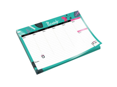 Планер тижневий VT9212-05 20х143 см 54 аркуші українська