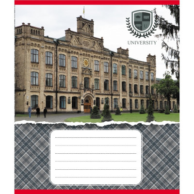 Зошит загальний "Університети" 048-590258K-5 в клітинку 48 аркушів