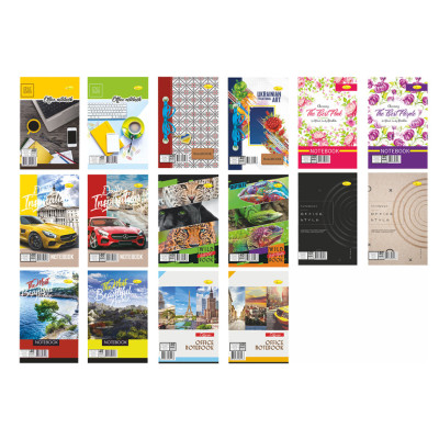 Блокнот А5 Б-Л5-40 40 аркушів пружина зверху