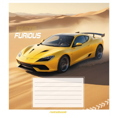 Зошит загальний "В пустелі" 060-590423K-2 в клітинку 60 аркушів