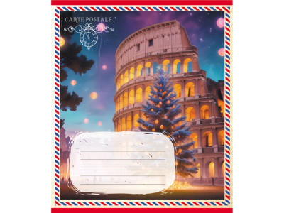 Зошит учнівський "Листівка" 024-560268L-1 в лінію 24 аркуші