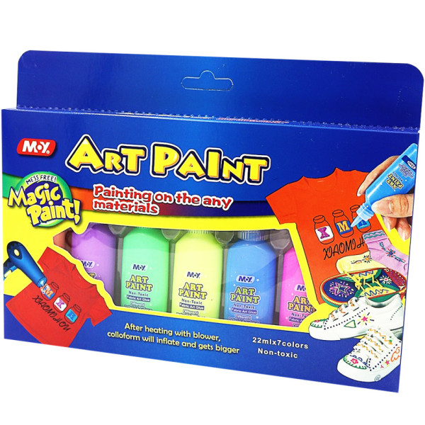 Клей декоративний "Magic art paint" DSCN4606 7 кольорів 22 мл