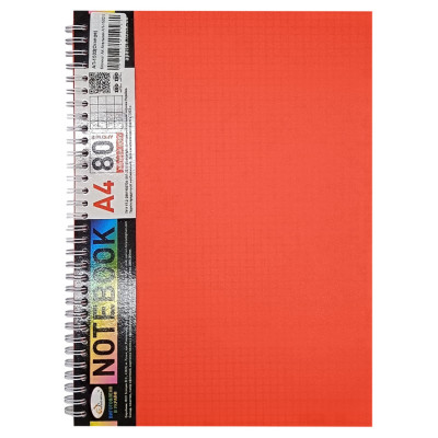 Блокнот А4 АП-1502(Orange) 80 аркушів пружина збоку Блокнот А4 АП-1502(Orange) 80 аркушів пружина збоку
