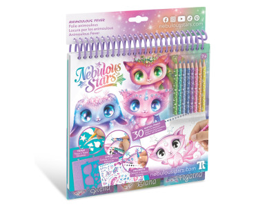 Набір для творчості Скетчбук: Зіркові друзі Nebulous Stars 11141 з олівцями