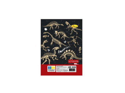 Блокнот А6 АП-1710-10 40 аркушів пружина збоку