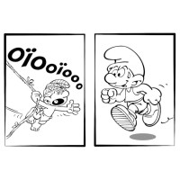 Пригодницькі розмальовки "Смурфи: Чарівні фарби" 1571013 з наклейками