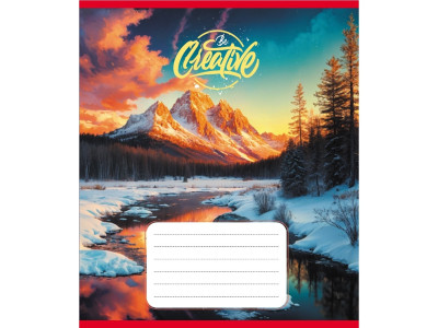 Зошит загальний "В горах" 096-630220K-2 в клітинку 96 аркушів Зошит загальний "В горах" 096-630220K-2 в клітинку 96 аркушів