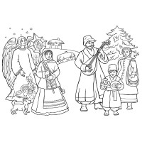 Велика книга розмальовок "Зимові свята" 1736015 64 сторінок Велика книга розмальовок "Зимові свята" 1736015 64 сторінок