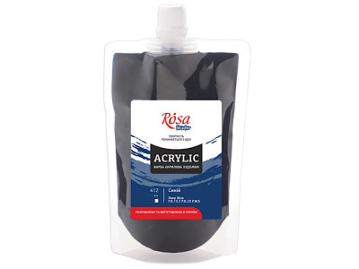 Фарба акрилова Синя 323200412 (код 412) 200 мл