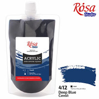 Фарба акрилова Синя 323200412 (код 412) 200 мл