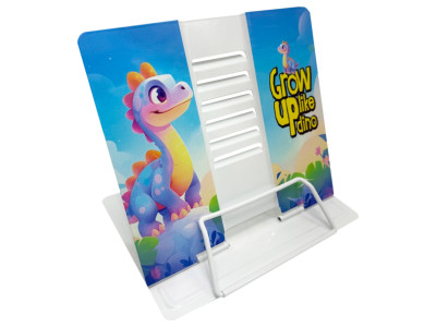 Підставка для книг "Grow up like dino" LTS-8226-4 металева