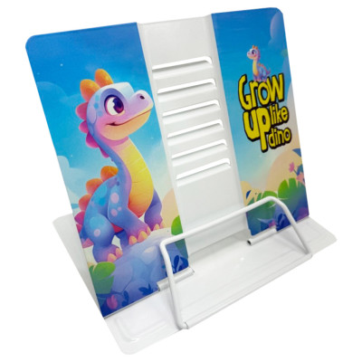 Підставка для книг "Grow up like dino" LTS-8226-4 металева