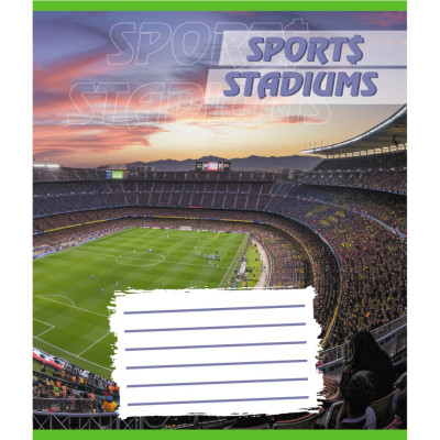 Зошит учнівський "Стадіон" 018-540260L-2 у лінію 18 аркушів (959054)