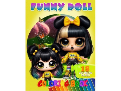 Розмальовка для дітей Funny Doll А05122405 формат А4