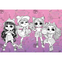 Дитяча книжка-розмальовка "Skate Dance 2 Tweens" LCB16 зі стікерами Дитяча книжка-розмальовка "Skate Dance 2 Tweens" LCB16 зі стікерами