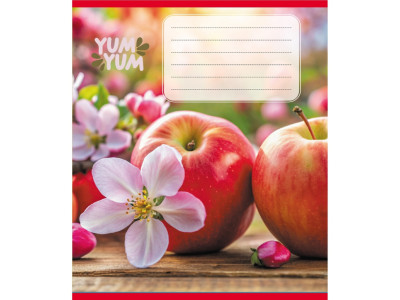 Зошит учнівський "Фрукти" 036-580143L-2 в лінію 36 аркушів